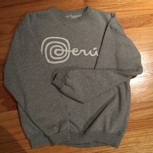 Peru gray cotton sweatshirt